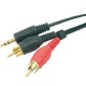 CABO 2RCA X 1P2 STEREO 1 80 MT GOLD