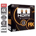 CABO HDMI 2.0 PREMIUM 30M 4K ULTRAHD 19PINOS FILTRO CAIXA