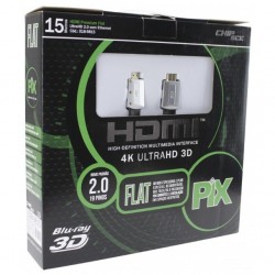 CABO HDMI 2.0 FLAT 15M 4K 19 PINOS 