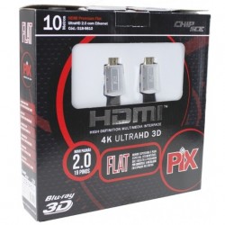 CABO HDMI 2.0 FLAT 10M 4K 19 PINOS 