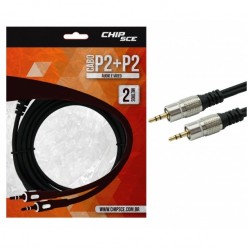 CABO P2 X P2 STEREO 2MT NICKEL FITZ