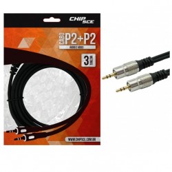 CABO P2 X P2 STEREO 3MT NICKEL FITZ