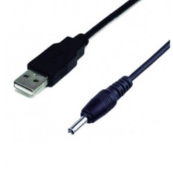 CABO USB MACHO X P4 5,5x1,35mm 50cm CB. USB PARA DC3,5X1,35/0,85/OD3,5