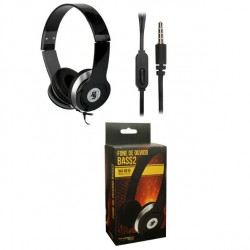 FONE BASS TWO FLAT MICROFONE PS010 PRETO PERFORMACE SOUND