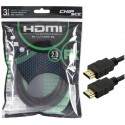 CABO HDMI CLASSIC 2.0 3M GOLD 4K HDR 19P