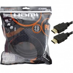 CABO HDMI 2.0 8M 4K 19 PINOS POLIBAG 