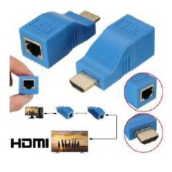 EXTENSOR HDMI 3D 30 METROS 1 Cabo de rede
