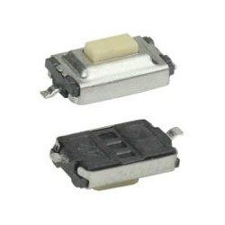 CHAVE TOQUE SMD 2 PINOS 3X6mm X2.5MM