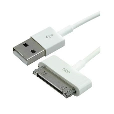 CABO USB IPHONE 4 BRANCO 1M POLIBAG