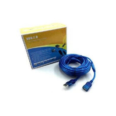 CABO EXTENSOR USB COM AMPLIFICADOR DE SINAL 20 METROS