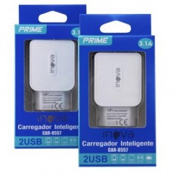 CARREGADOR USB 3.1A 2 SAIDAS