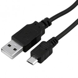CABO USB A MACHO X MICRO USB V8 2.0 1.8M PRETO 2.0