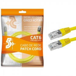 CABO PATCH CORD CAT6 FTP 2M AMARELO INFO