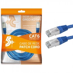 CABO PATCH CORD CAT6 FTP 5M AZUL INFO