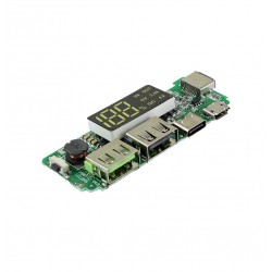 MODULO ARDUINO CARREGADOR USB 5V 2.4A MICRO/TIPO C - USB C/ LED